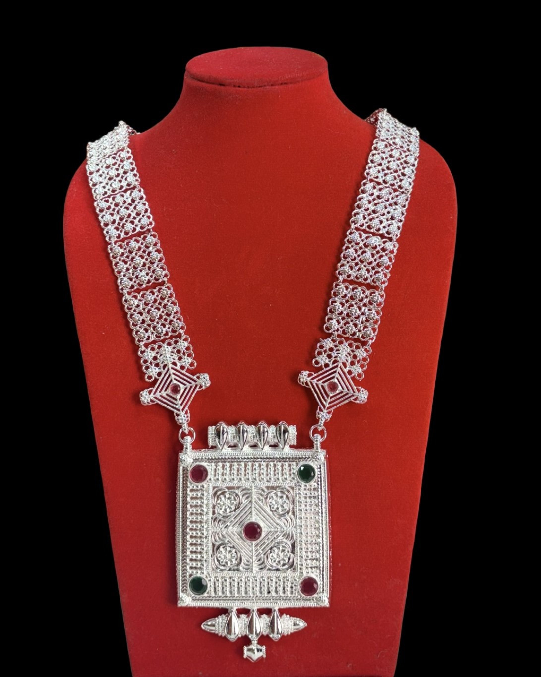 Traditional Nepali Chadra Hara – Handcrafted Gold-Inspired Layered Necklace | Ethnic Cultural Jewelry