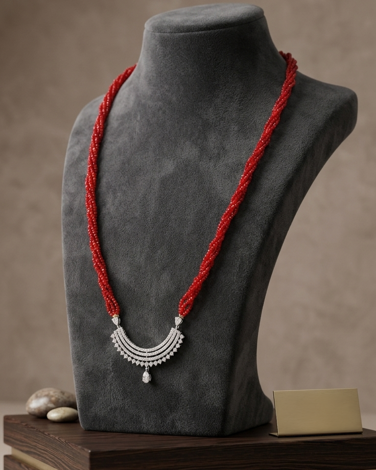 Royal Red Statement Necklace
