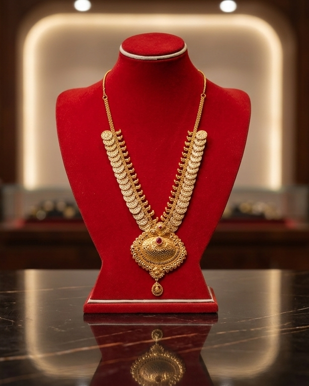 Maharani Elegance Layered Gold Necklace