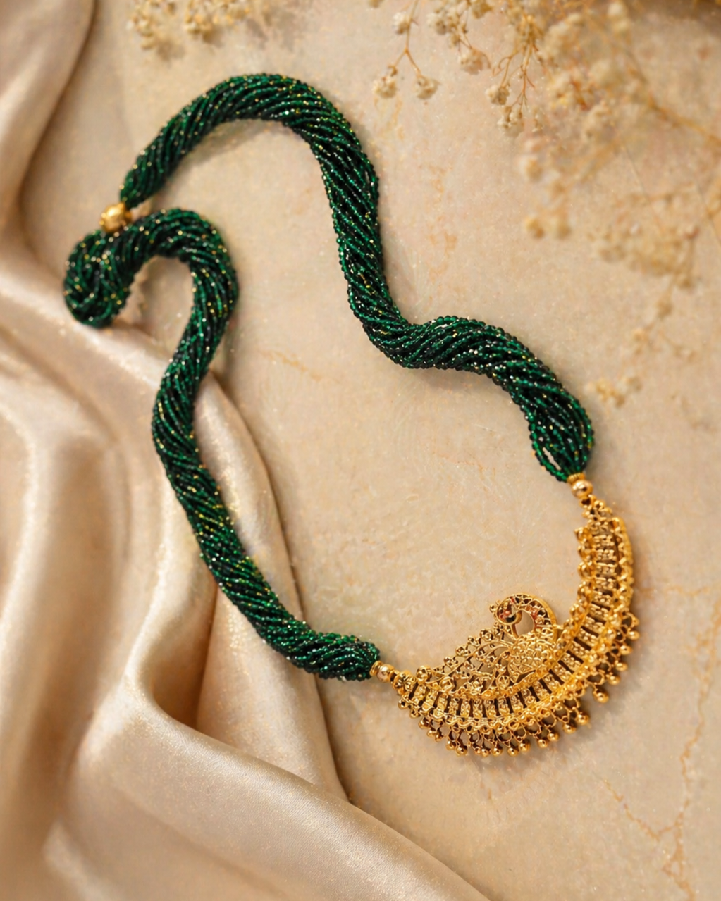 Noor-e-Mayur Statement Necklace