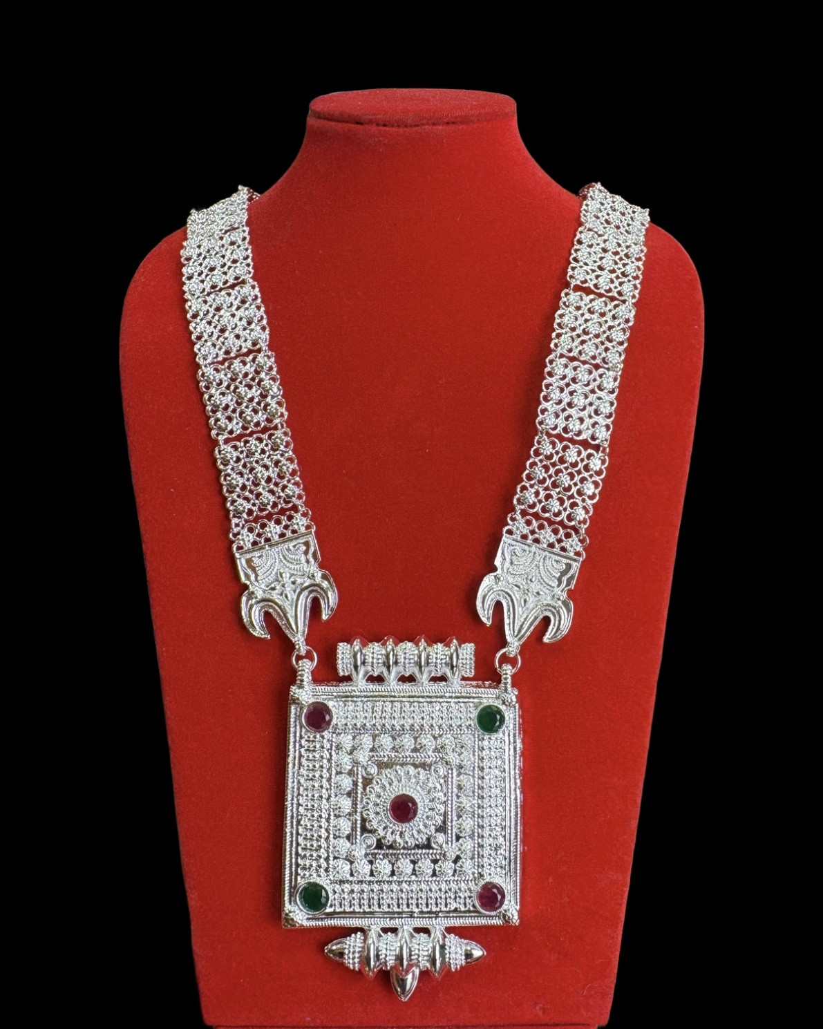 Traditional Nepali Chadra Hara – Handcrafted Gold-Inspired Layered Necklace | Ethnic Cultural Jewelry