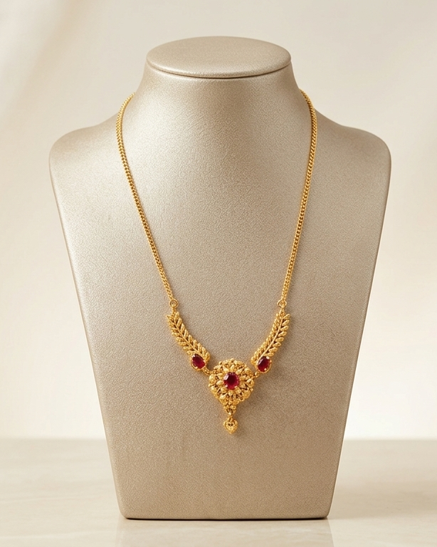 Classic Ruby Grace Necklace